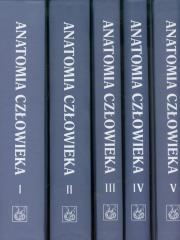 Okładka książki Anatomia człowieka Tomy 1-5
