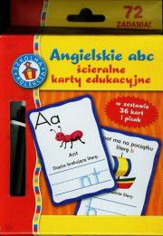 Okładka książki Angielskie abc. Ścieralne karty edukacyjne