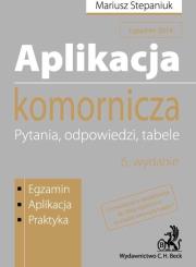 Okładka książki Aplikacja komornicza Pytania, odpowiedzi, tabele