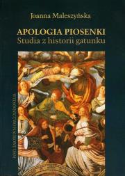 Apologia piosenki. Autor: Maleszyńska Joanna. Dadada.pl Okładka książki Apologia piosenki