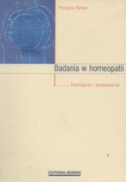 Badania w homeopatii. Autor: Belon Philippe. Dadada.pl Okładka książki Badania w homeopatii