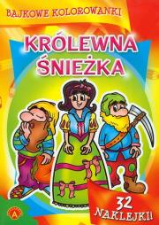 Okładka książki Bajkowe kolorowanki. Królewna Śnieżka ALEX
