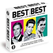 Best of the best. Autor: Adam Faith, Cliff Richards, Billy Fury. Dadada.pl Okładka książki Best of the best