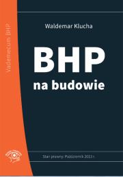 Okładka książki BHP na budowie