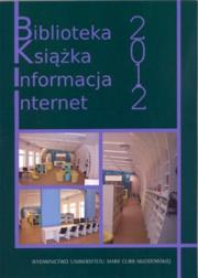 Okładka książki Biblioteka książka informacja Internet 2012