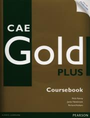 CAE Gold Plus Coursebook z płytą CD i kodem iTests. Autor: Kenny Nick, Newbrook Jacky, Acklam Richard. Dadada.pl Okładka książki CAE Gold Plus Coursebook z płytą CD i kodem iTests