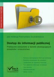 Okładka książki Dostęp do informacji publicznej