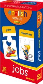 Opakowanie English words - jobs
