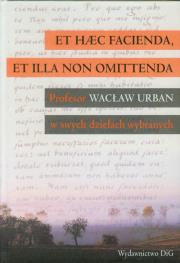 Opakowanie Et haec facienda et illa non omittenda
