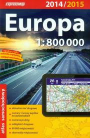 Opakowanie Europa atlas samochodowy 1:800 000
