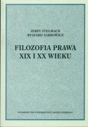 Okładka książki Filozofia prawa XIX i XX wieku