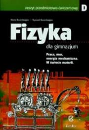 Fizyka GIM ćw D Zamkor. Autor: Maria Rozenbajgier, Ryszard Rozenbajgier. Dadada.pl Okładka książki Fizyka GIM ćw D Zamkor