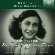 Frid: The Diary of Anne Frank. Autor: Eva Ben-Tsvi, Bolshoi Theatre Orchestra, Andrey Chistiakov. Dadada.pl Okładka książki Frid: The Diary of Anne Frank