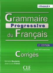 Okładka książki Grammaire Rrogressive du Francais Avance klucz 2 edycja