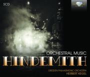 Hindemith: Orchestral Works. Autor: Dresdner Philharmonie, Herbert Kegel, Rundfunk - Kinderchor Leipzig, Hans Sandig, Staatskapelle Dresden. Dadada.pl Okładka książki Hindemith: Orchestral Works