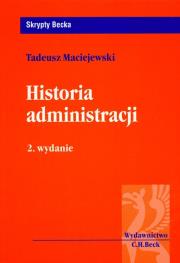 Okładka książki Historia administracji