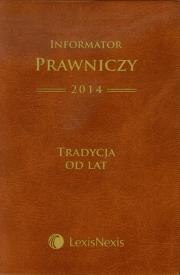 Opakowanie Informator Prawniczy 2014 Tradycja od lat B6 brązowy