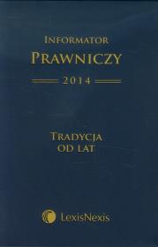 Opakowanie Informator Prawniczy 2014 Tradycja od lat B6 granatowy