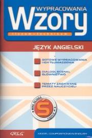 Język Angielski LO wypracowania wzory GREG. Autor: Lenart Marta. Dadada.pl Okładka książki Język Angielski LO wypracowania wzory GREG