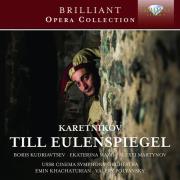 Karetnikov: Till Eulenspiegel. Autor: Boris Koudriavstev, Ékatérina Mazo, Alexeï Martynov, USSR Cinema Symphony Orchestra, Emin Khachaturian, Valery Polyanksy. Dadada.pl Okładka książki Karetnikov: Till Eulenspiegel