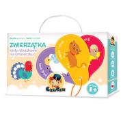 Okładka książki Karty obrazkowe na sznureczku - Zwierzątka