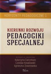 Kierunki rozwoju pedagogiki specjalnej Impuls. Autor: K. Ćwirynkało, C. Kosakowski, A. Żywanowska. Dadada.pl Okładka książki Kierunki rozwoju pedagogiki specjalnej Impuls
