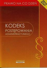 Kodeks postępowania administracyjnego. Wydawca: Literat. Dadada.pl Opakowanie Kodeks postępowania administracyjnego