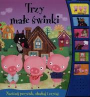 Książeczka dźwiękowa - Trzy małe świnki. Autor: Opracowanie zbiorowe. Dadada.pl Okładka książki Książeczka dźwiękowa - Trzy małe świnki
