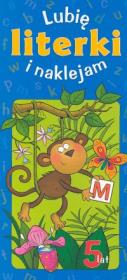 Okładka książki Lubię literki i naklejam - 5 lat