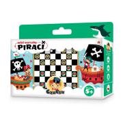 Opakowanie Mini warcaby - Piraci