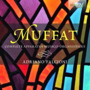 MUFFAT: COMPLETE APPARATUS MUSICO ORGANISTICUS. Autor: Adriano Falcioni. Dadada.pl Okładka książki MUFFAT: COMPLETE APPARATUS MUSICO ORGANISTICUS