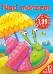 Okładka książki Nad morzem - Kolorowanka z naklejkami