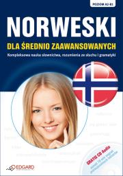 Norweski - dla średnio zaawansowanych. Autor: Opracowanie zbiorowe. Dadada.pl Okładka książki Norweski - dla średnio zaawansowanych