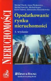 Okładka książki Opodatkowanie rynku nieruchomości