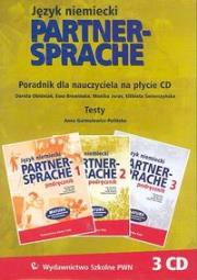 Partnersprache 1-3 CD poradnik + testy  PWN. Autor: Brewińska Ewa, Joras Monika, Obidniak Dorota, Świerczyńska Elżbieta. Dadada.pl Okładka książki Partnersprache 1-3 CD poradnik + testy  PWN