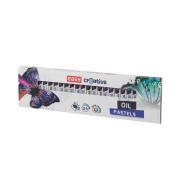 Pastele olejne okrągłe 24 kolory. Wydawca: Easy Stationery. Dadada.pl Opakowanie Pastele olejne okrągłe 24 kolory
