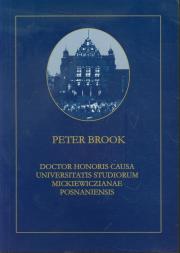 Opakowanie Peter Brook Doctor Honoris Causa Universitatis Studiorum Mickiewiczianae Posnaniensis