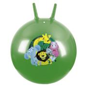 Piłka skacząca 60 cm Leo. Wydawca: Spokey. Dadada.pl Opakowanie Piłka skacząca 60 cm Leo