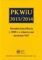 PKWiU 2013/2014. Autor: Świąder Bogdan. Dadada.pl Okładka książki PKWiU 2013/2014