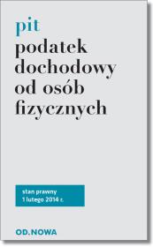 Okładka książki Podatek Dochodowy Pit luty 2014