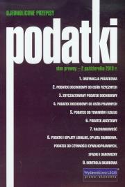 Podatki ujednolicone przepisy. Wydawca: Legis. Dadada.pl Opakowanie Podatki ujednolicone przepisy