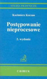 Okładka książki Postępowanie nieprocesowe