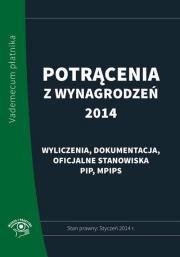 Opakowanie Potrącenia z wynagrodzeń 2014