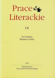Opakowanie Prace literackie LII