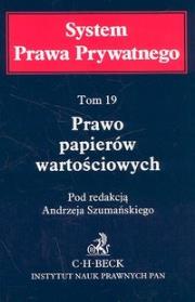 Prawo papierów wartościowych t.19. Wydawca: C.H. Beck. Dadada.pl Opakowanie Prawo papierów wartościowych t.19