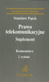 Okładka książki Prawo telekomunikacyjne Suplement