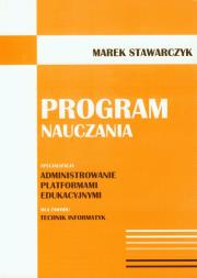 Program nauczania. Autor: Stawarczyk Marek. Dadada.pl Okładka książki Program nauczania