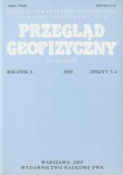 Opakowanie Przegląd Geofizyczny Rocznik L 2005 Zeszyt 3-4
