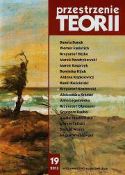 Przestrzenie Teorii 19/2013. Wydawca: Wydawnictwo Naukowe UAM. Dadada.pl Opakowanie Przestrzenie Teorii 19/2013