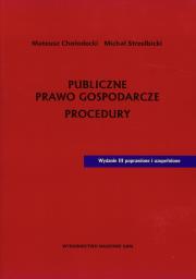 Okładka książki Publiczne prawo gospodarcze. Procedury.
